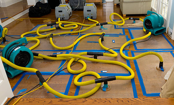 Professional Crawl Space Water Removal technician working in Perry, OK